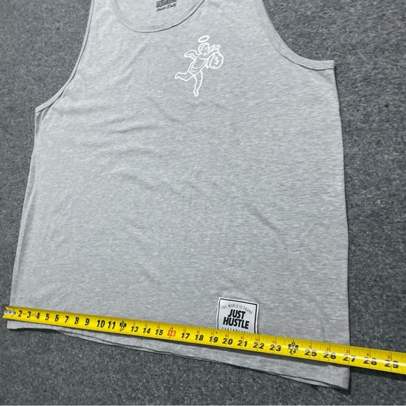 HastaMuerte Beach Tank Men’s XXL Gray Angel Money Bag Logo Sleeveless - Picture 5 of 10